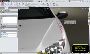 فیلم آموزش طراحی ماشین خودرو 206 در solidworks