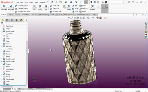 آموزش حرفه ای سالیدورک solidworks