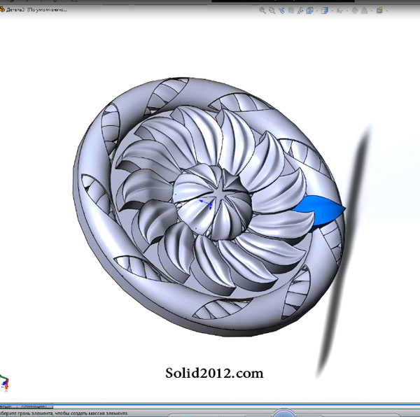 آموزش طراحی مدل های منبت کاری با solidworks