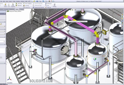 آموزش سالیدورک PIPING 