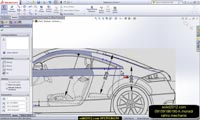 اموزش رندر گرفتن از مدل خوردو طراحی ماشین با solidworks