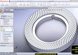 اموزش چرخده سازی با نرم افزار حرفه ای پیشرفته solidworks