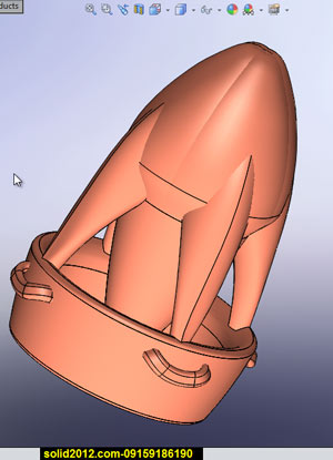 فیلم آموزش طراحی موشک در نرم افزار سالیدورک solidworks