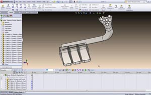 شبیه سازی در محیط solidmotion در نرم افزار solidworks 2017