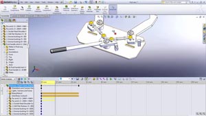 شبیه سازی حرکت در محیط solidmotion در نرم افزار solidworks 