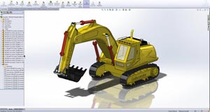 شبیه سازی حرکت در محیط solidmotion در نرم افزار solidworks 