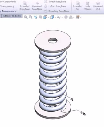 انیمیشن شبیه سازی حرکت در محیط solidmotion در نرم افزار solidworks  