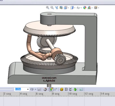 شبیه سازی در محیط solidmotion در نرم افزار solidworks 2017 2018