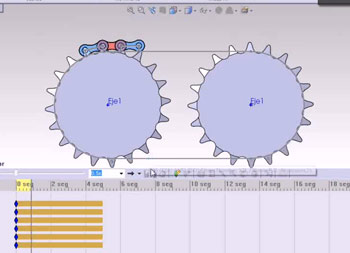 شبیه سازی در محیط solidmotion در نرم افزار solidworks 2013 2014