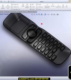 solidworks modeling اموزش نرم افزار سالیدورک -مدل تلفن همراه