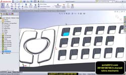 فیلم اموزش پیشرفته مدل تلفن همراه در نرم افزار solidworks