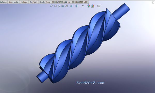 اموزش مدلسازی پیشرفته تیغه فرز مدولی در نرم افزار سالیدورک -solidworks 2013
