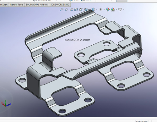 آموزش طراحی مدل پیچیده با solidworks